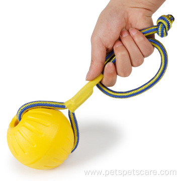 Factory sales EVA resistant pull ring pet toy